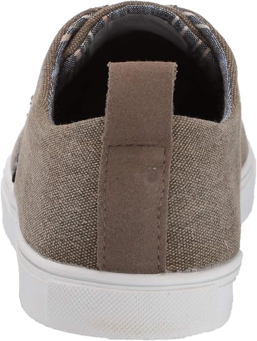 MUK LUKS Men's Billie Canvas Shoe-Khaki Slip On Loafers