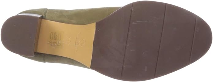 Bottines de luxe en cuir avec détail élastique pour femme Marc Joseph New York Olive