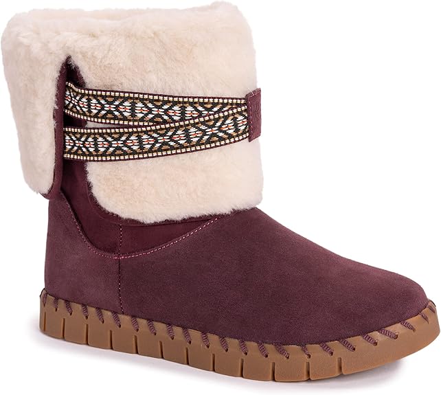 Muk Luks Women's Flexi Montauk Boots Fashion Bordeaux