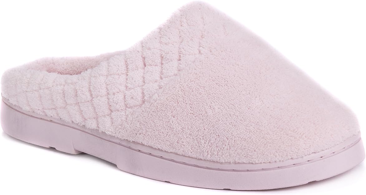 Muk Luks Women's Micro Chenille Clog - Pink