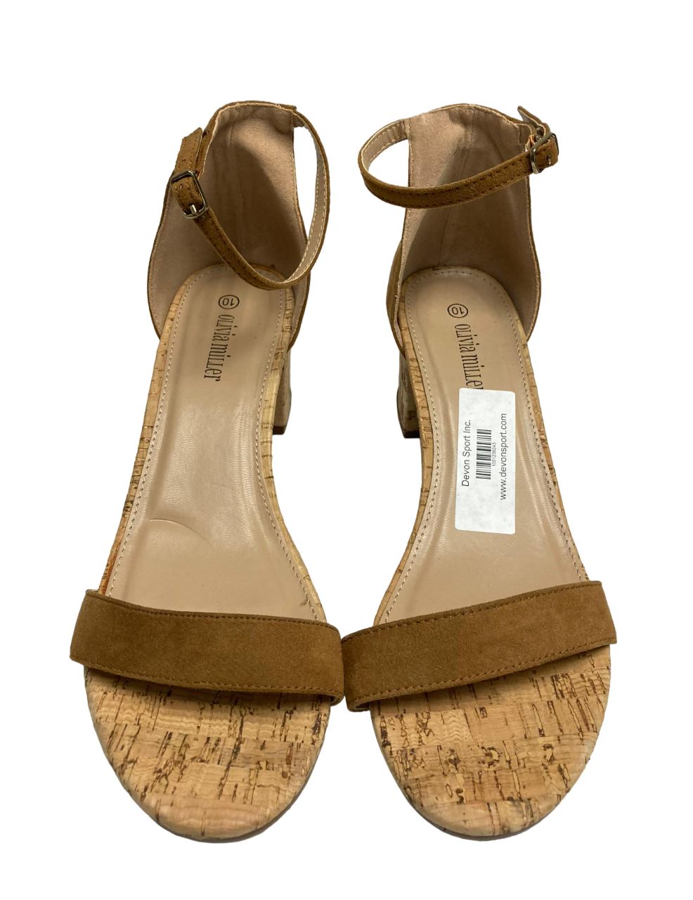 Sandalias marrones para mujer de Olivia Miller