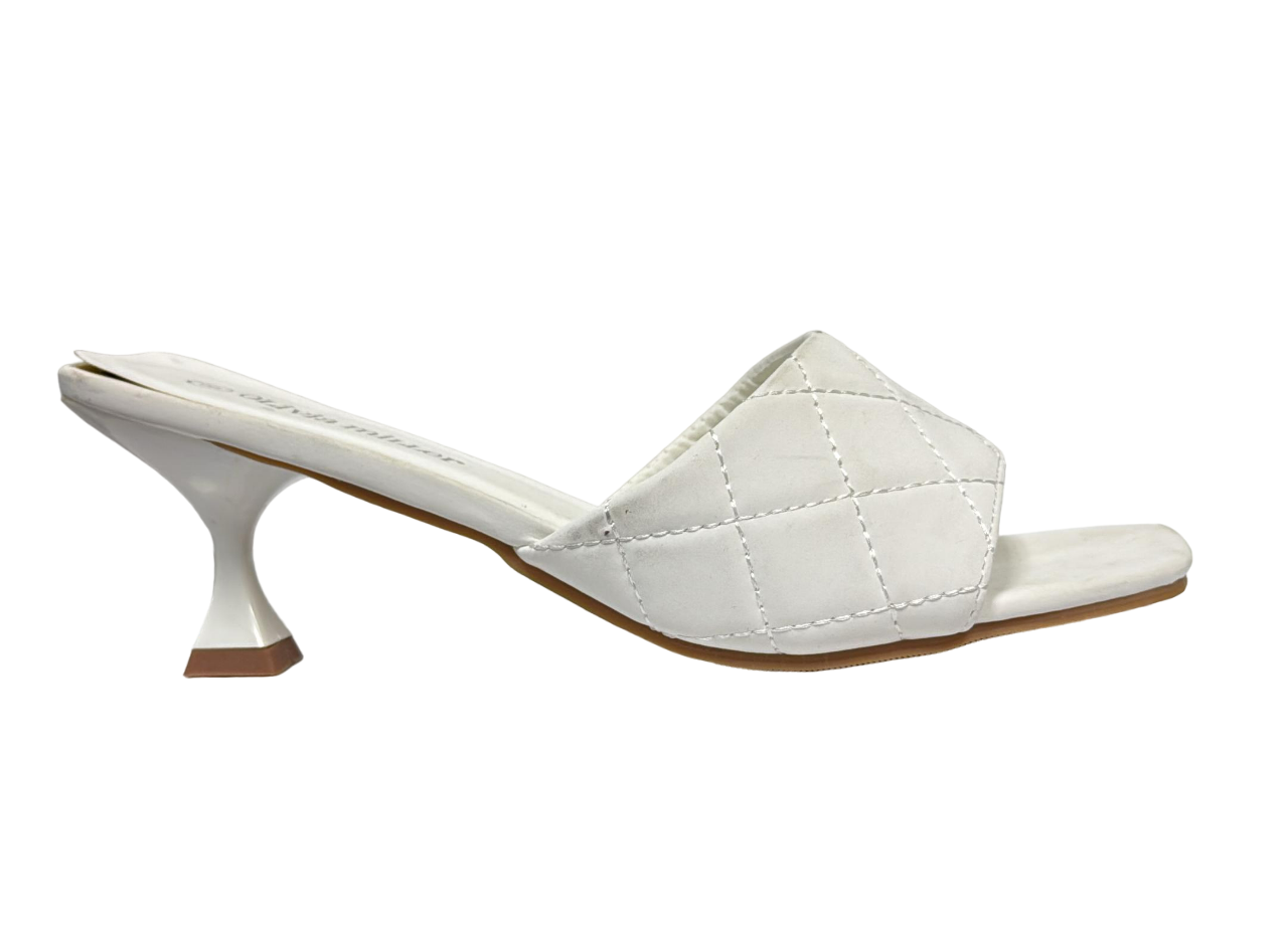 Sandales blanches pour femmes Olivia Miller