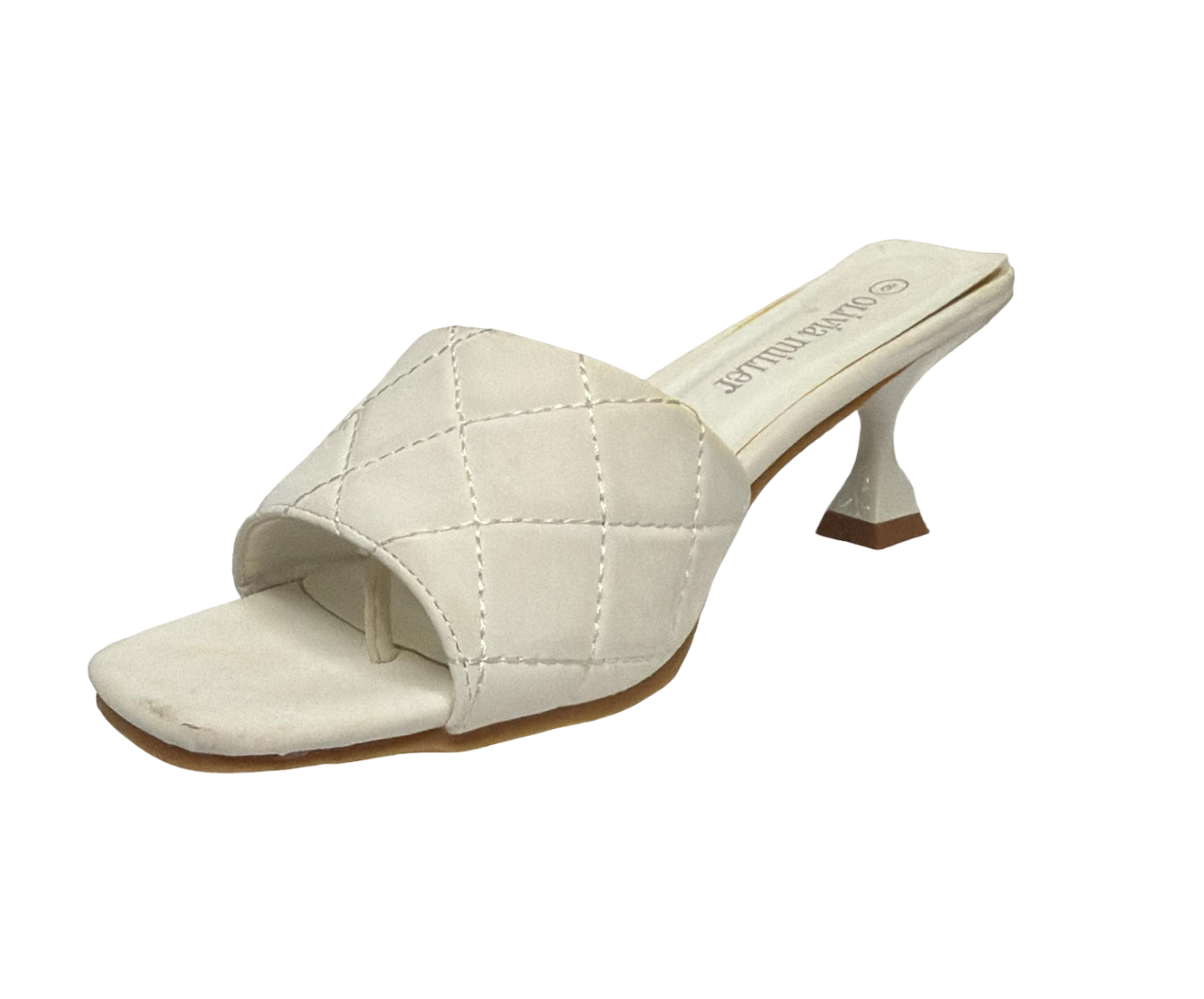 Sandales blanches pour femmes Olivia Miller