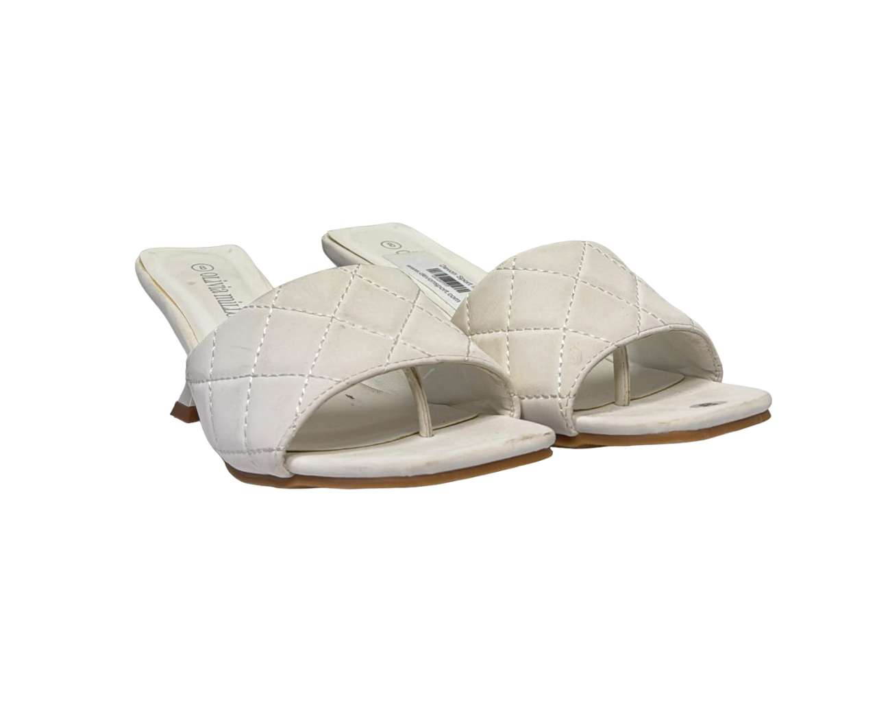 Sandales blanches pour femmes Olivia Miller