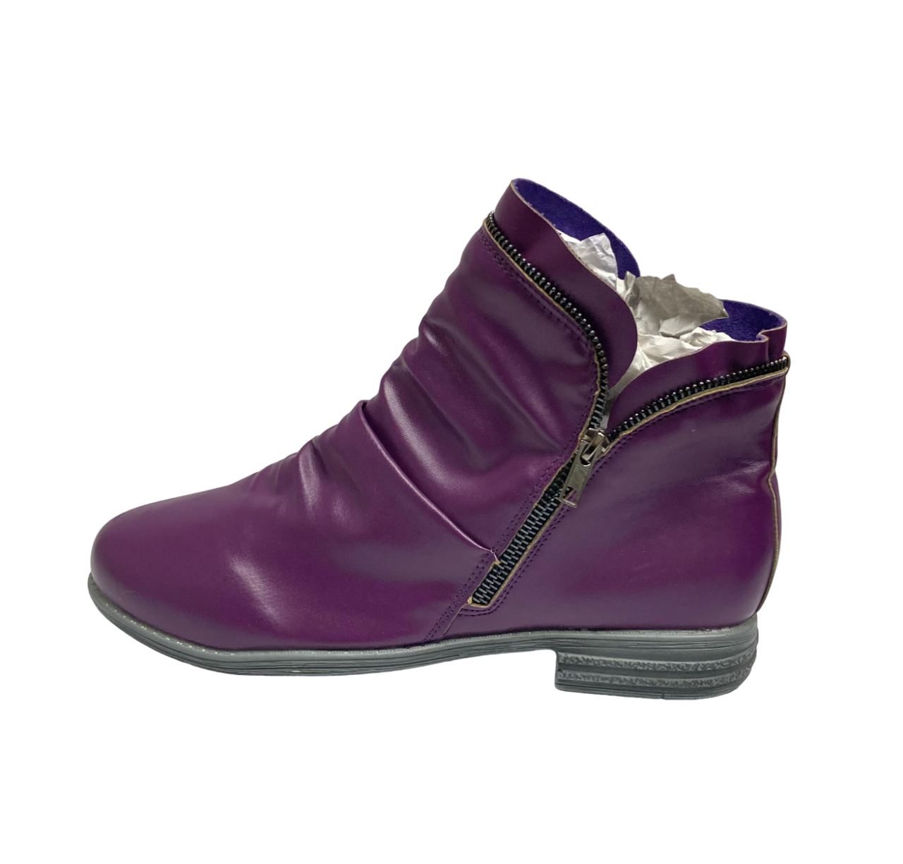 Purple Ankle Boots Women's