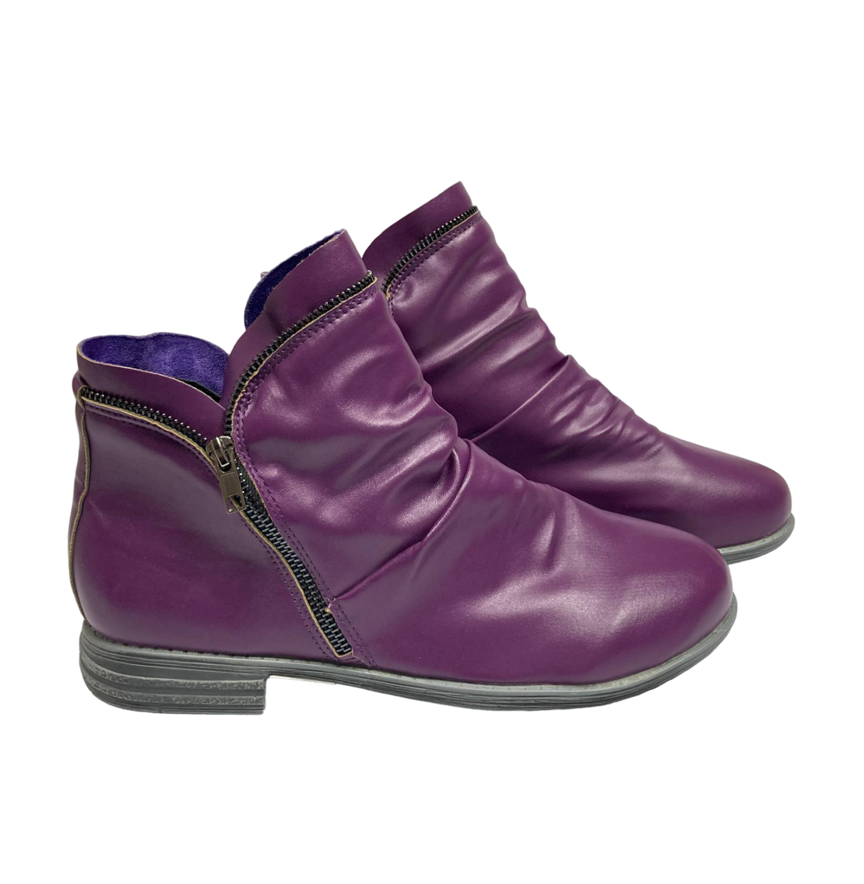 Bottines violettes pour femmes