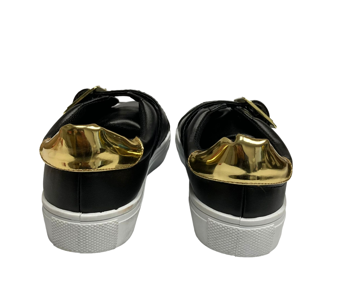 Qupid Women's Casual Shoe Black Golden