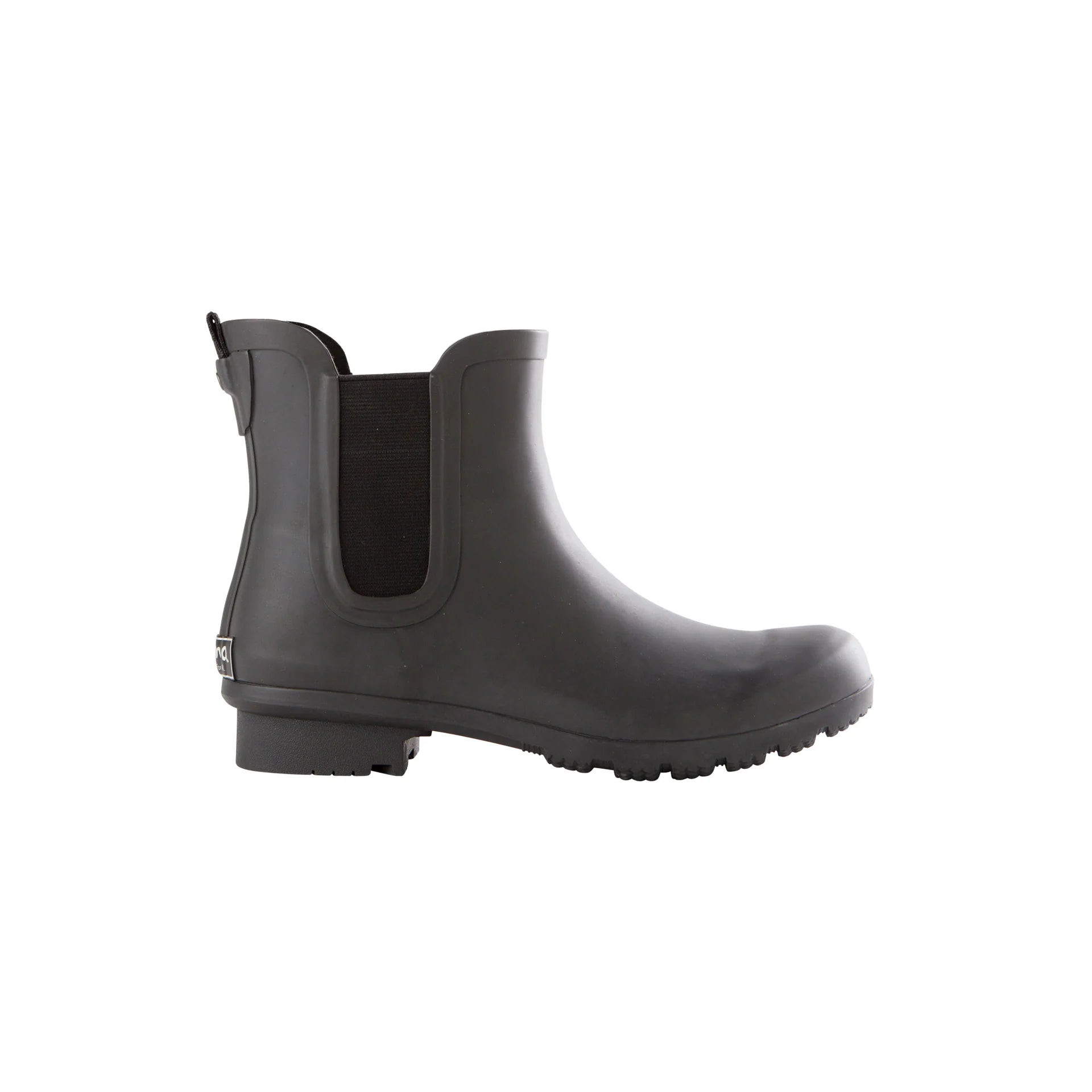 Bottes de pluie Chelsea Matte Charcoal pour femmes