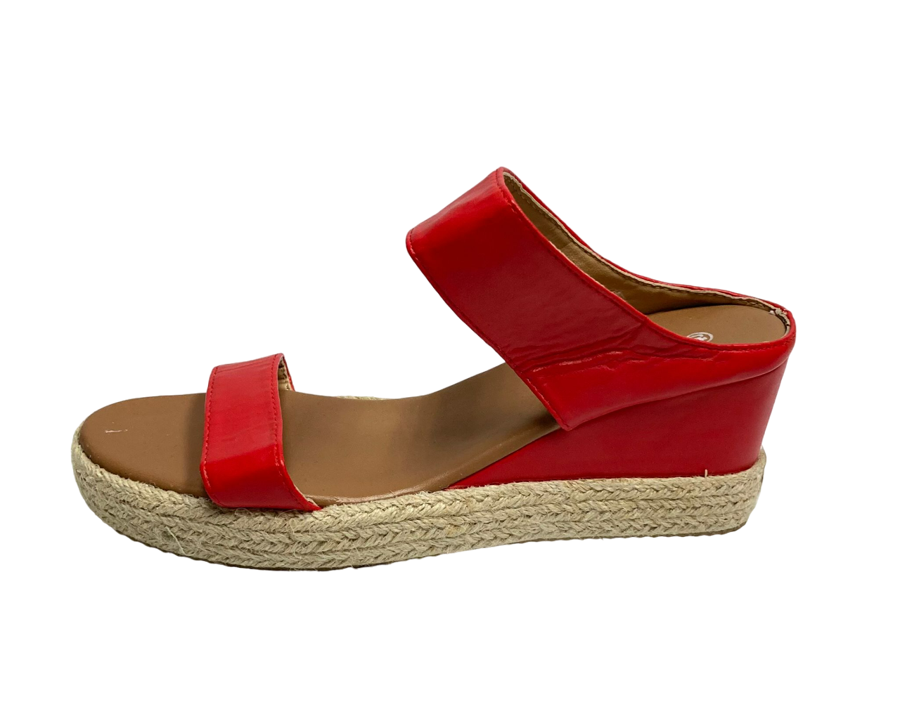 Red Women's Espadrille Wedge Sandals