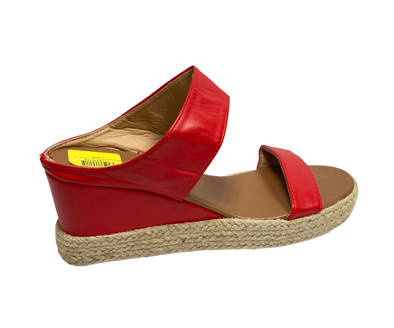 Red Women's Espadrille Wedge Sandals