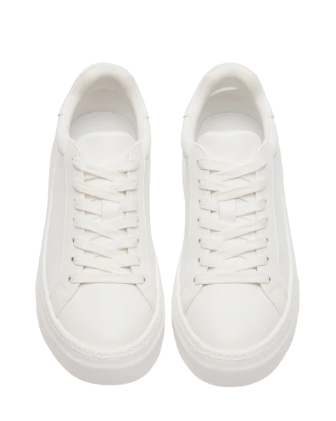 Zapatillas blancas lisas Vonnoisin de Steve Madden para mujer