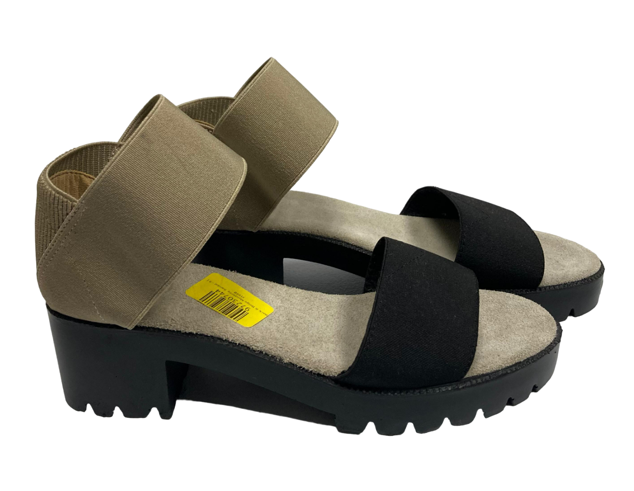 Sandalias Monterey para mujer en color negro y beige