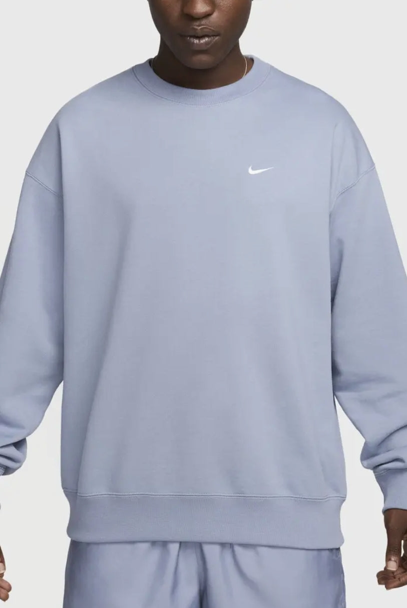 Sweat-shirt en molleton Nike Crew Sportswear Club pour homme 637902-493 