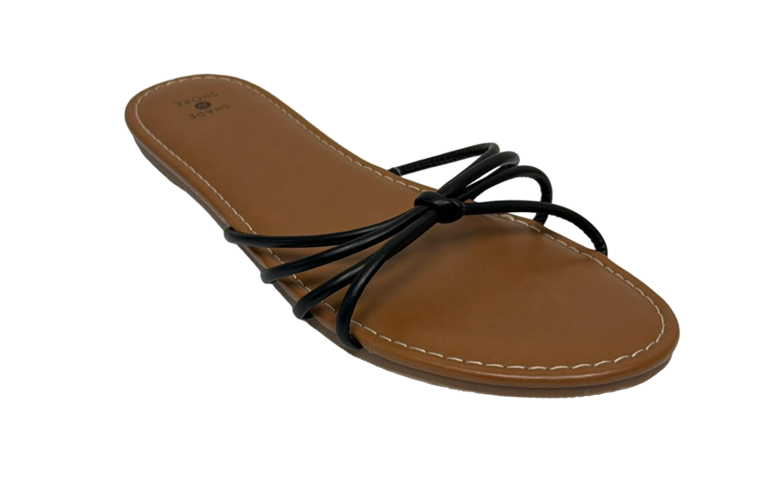 Sandalias de verano negras Eliza para mujer de Shade and Shore