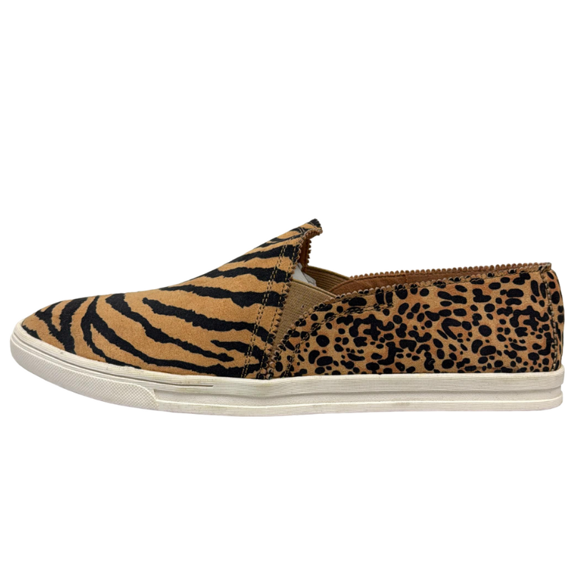 Sun Stone Women's Mariam Tiger Stripe Slip On Shoes