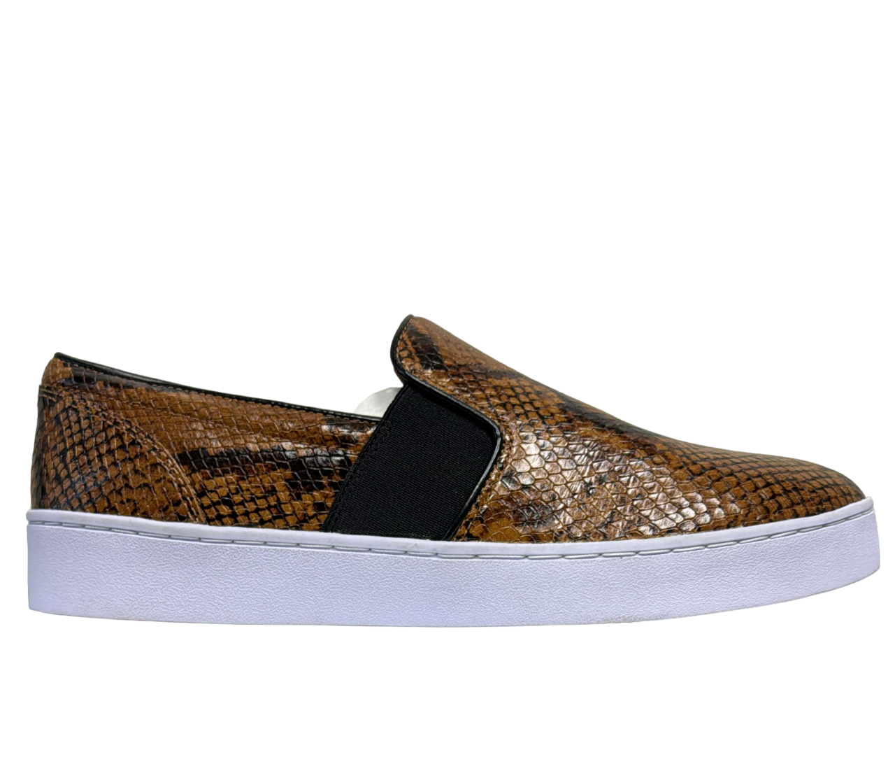 Mocassins Vionic pour femmes en cuir imprimé serpent