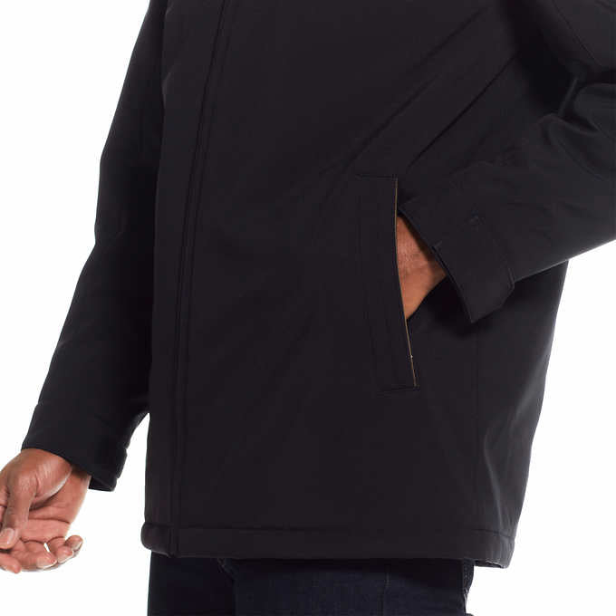 Veste Ultra Tech résistante aux intempéries pour homme, noire 