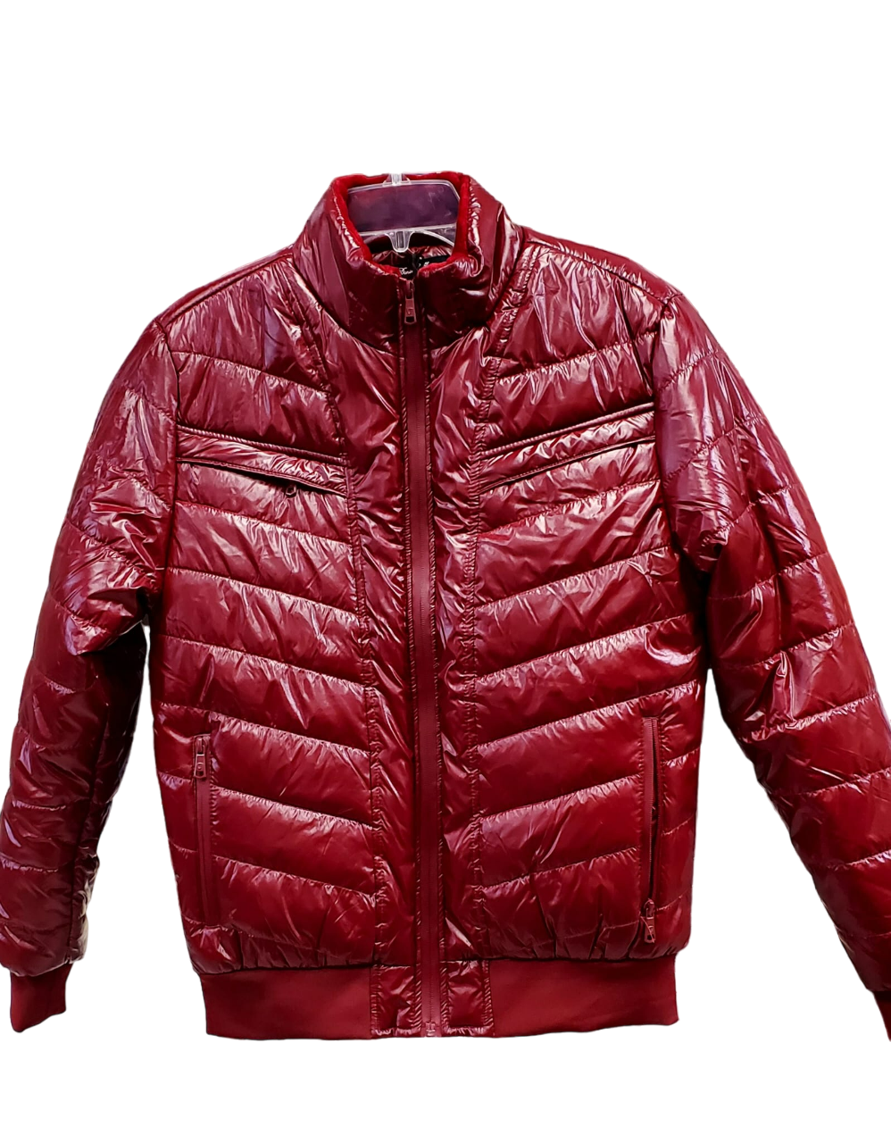 Chaqueta vaquera de hombre Fried Denim color rojo oscuro