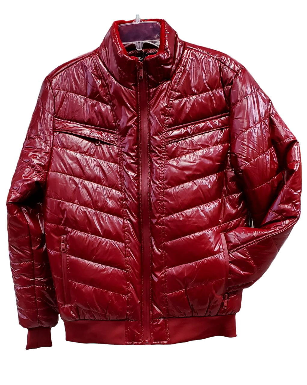 Chaqueta vaquera de hombre Fried Denim color rojo oscuro