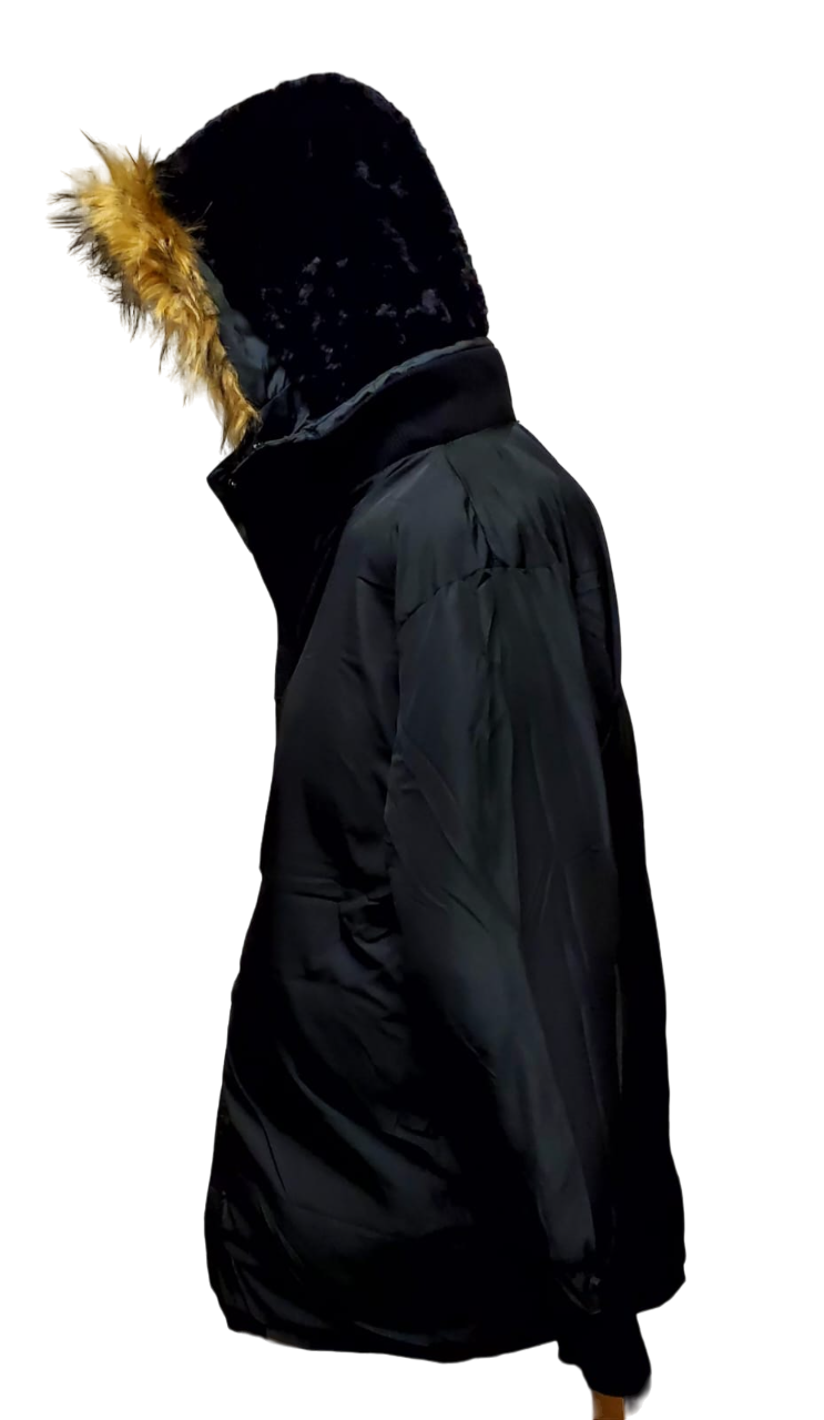 Chaqueta de invierno Noiz para hombre, color negro