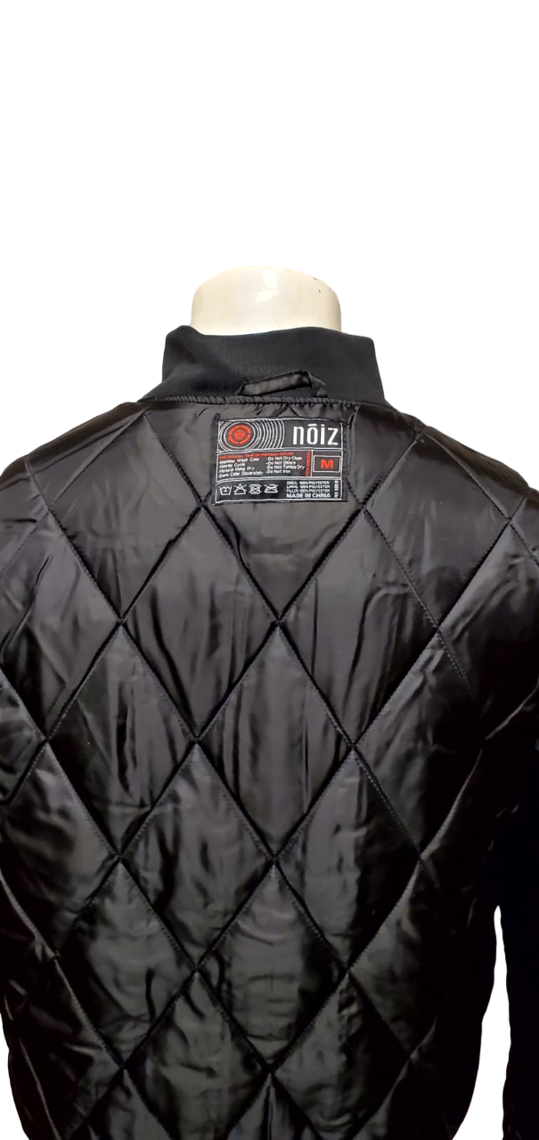 Chaqueta bomber para hombre Noiz - JK531A Negro