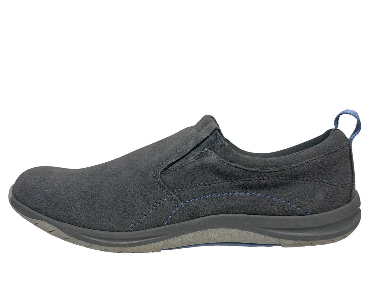 Lands' End Women Comfort Slip On Shoes Iron Gray