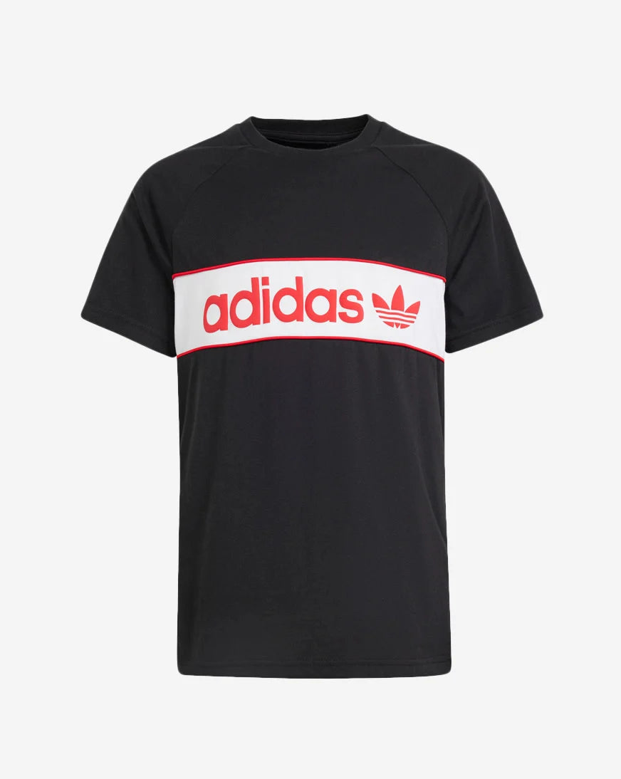 T-shirt Adidas à blocs de couleurs pour l'école primaire IS3285