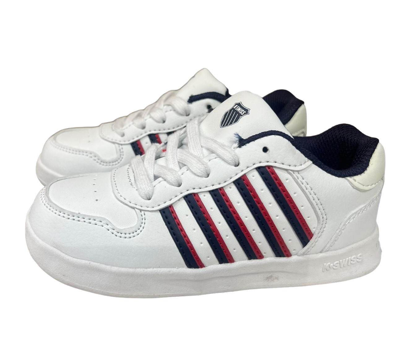 Baskets K-Swiss pour enfants blanches