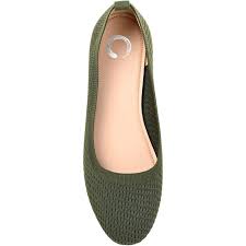 Bailarinas de punta redonda sin cordones Maryann Tru Comfort Foam para mujer de Journee Collection 