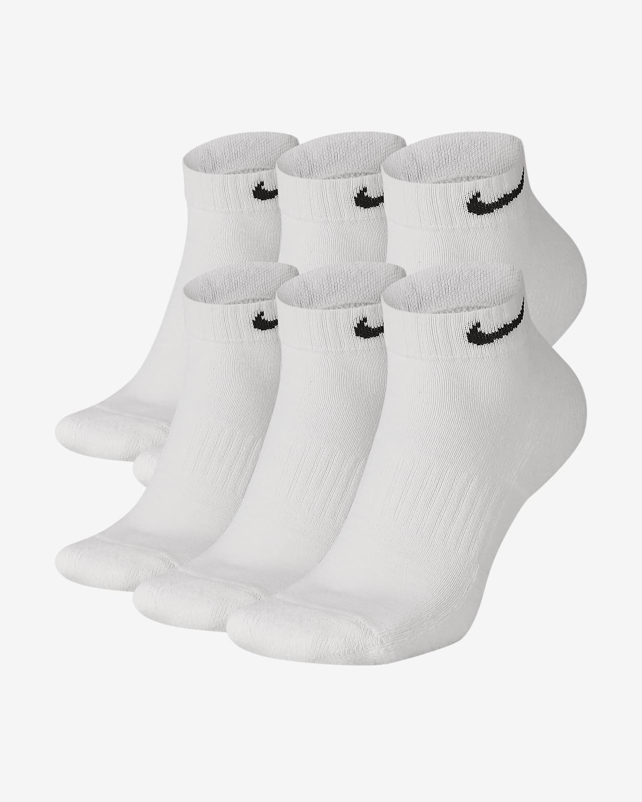 Calcetines de entrenamiento Nike blancos SX7672-100