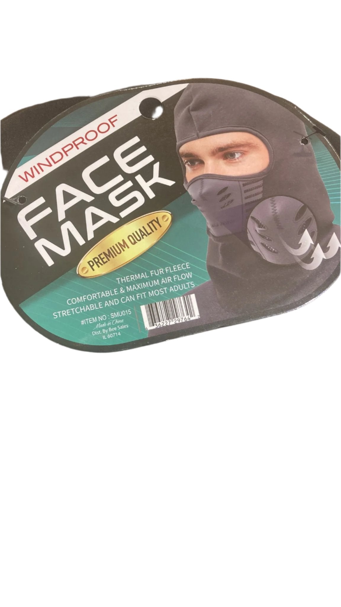 Masque facial coupe-vent Air Flow Numéro d'article : SMU015