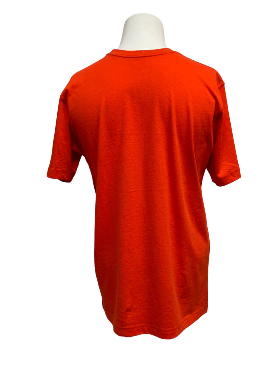 Reebok Men's Tee Shirt Orange Faux Embroidery