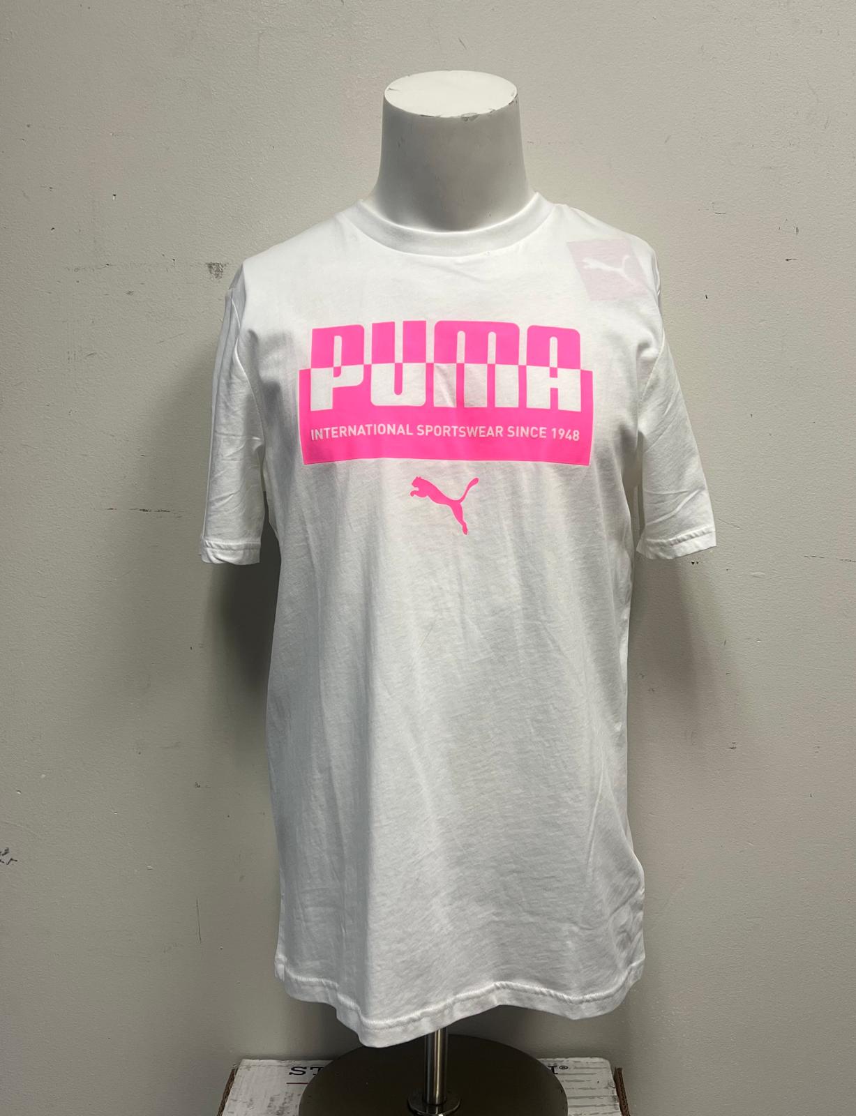 Camiseta con el logotipo dividido de Puma 68011702 TD49793