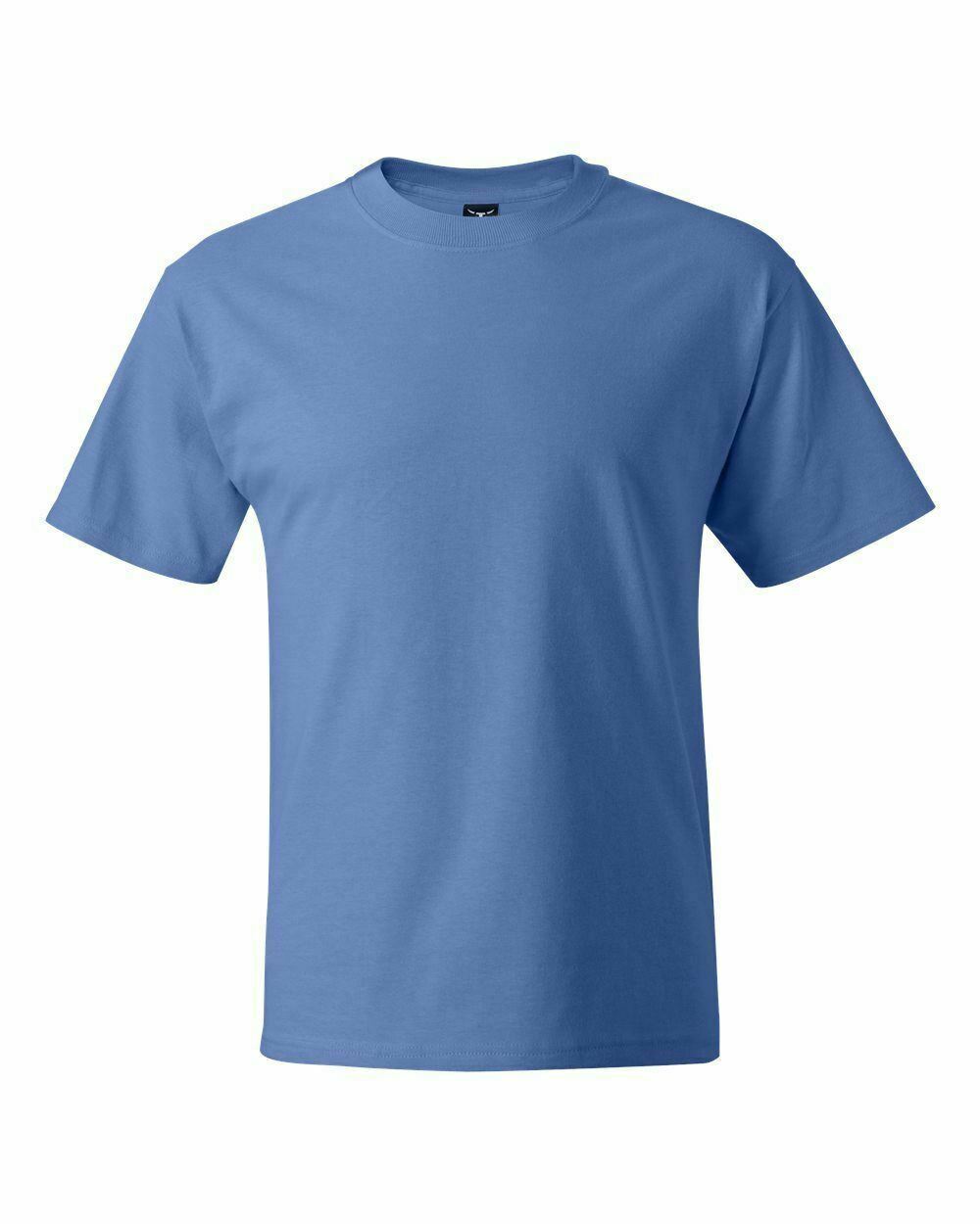 Hanes Men's Beefy Tee Shirts Carolina Blue