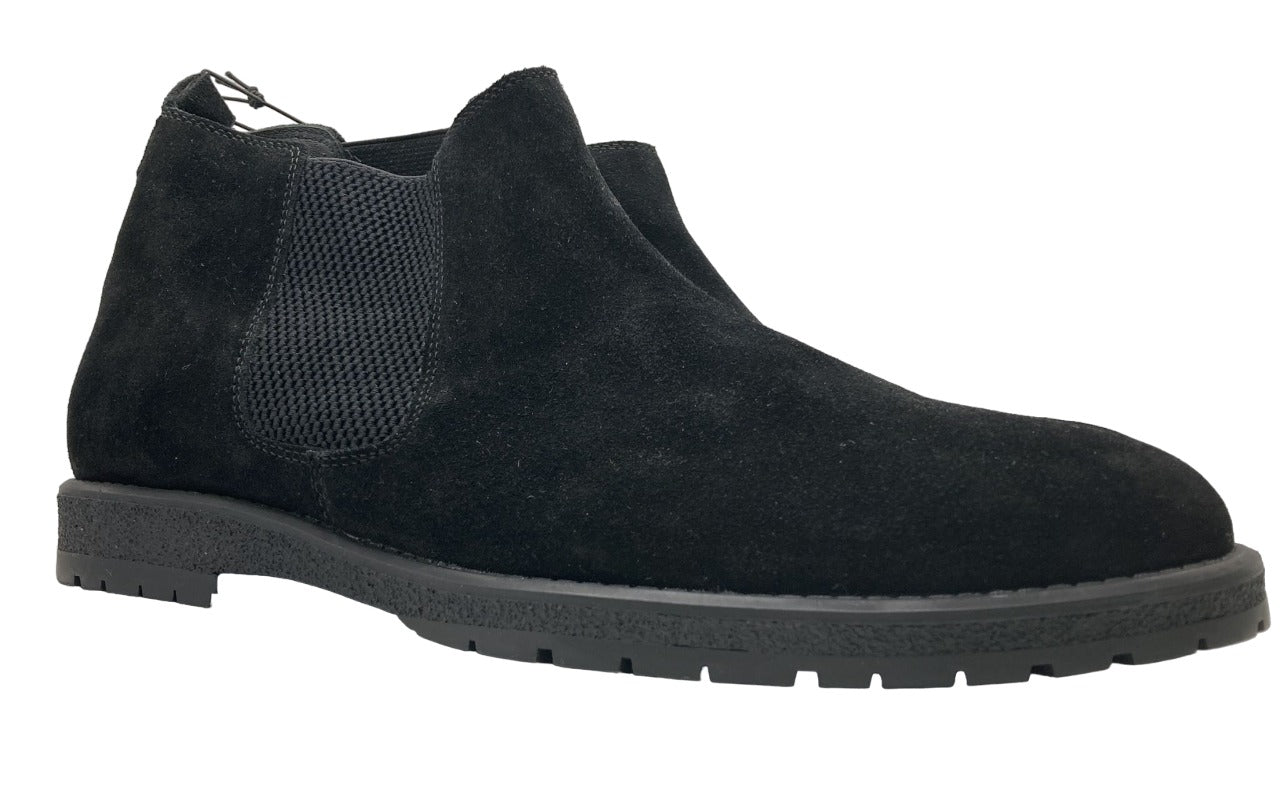 Bottes de printemps pour hommes Cranberry en daim noir 