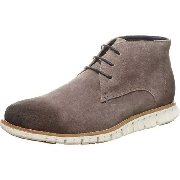 Bottes Chukka Gabe pour hommes Bearpaw Gris II en daim de vache