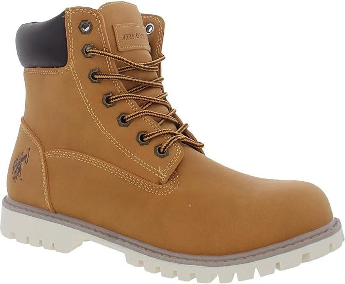 U.S.P.A Owen Men's Water Resistant Leather Work Boots