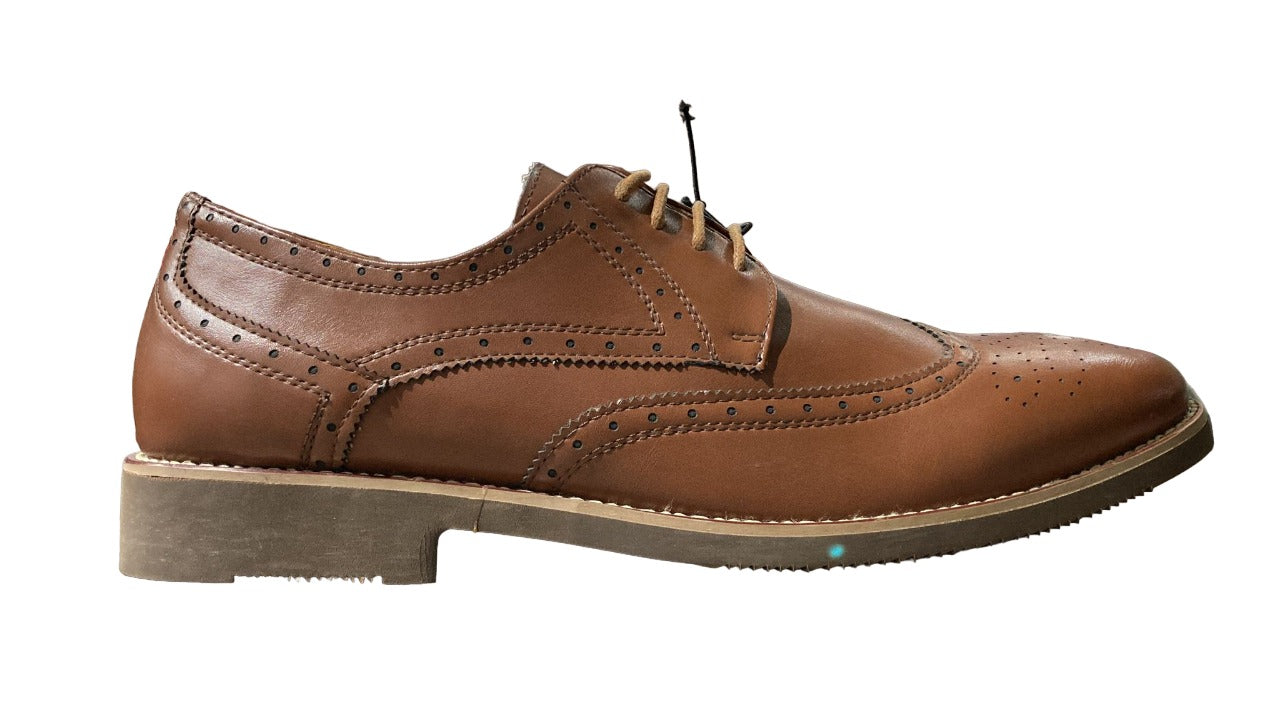 Chaussures Oxford marron pour hommes Golaiman