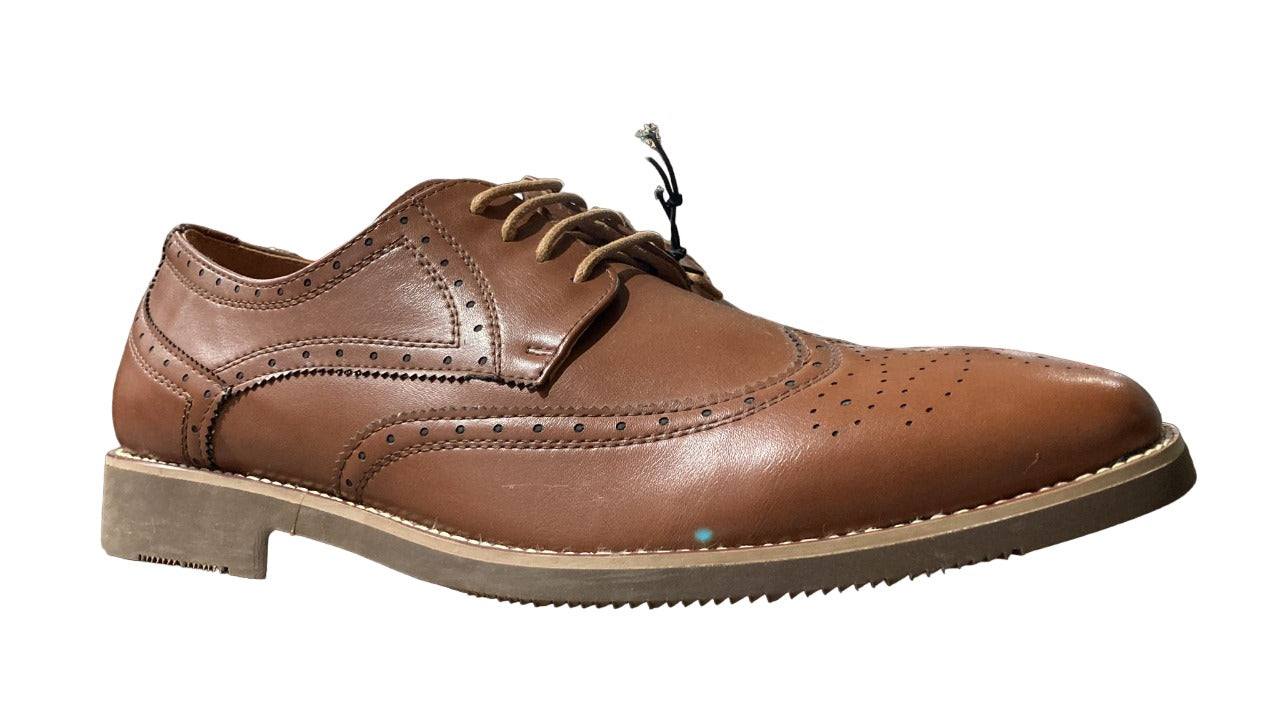 Chaussures Oxford marron pour hommes Golaiman