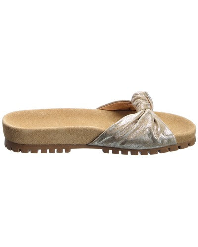 Sandalias Phoebe de ante con nudo platino para mujer de Jack Rogers