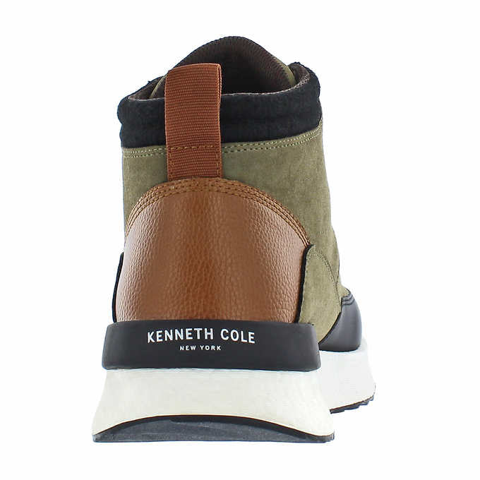 Baskets montantes à lacets en daim léger Life de Kenneth Cole pour hommes - 1685850