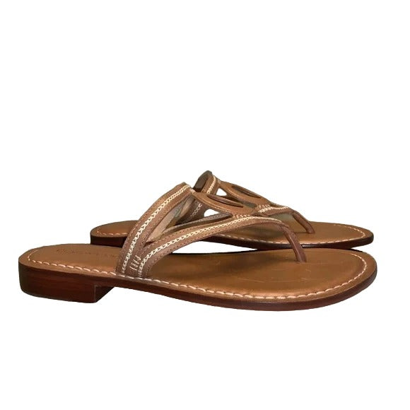 Bernardo Tania Brown Leather Women's Sandals