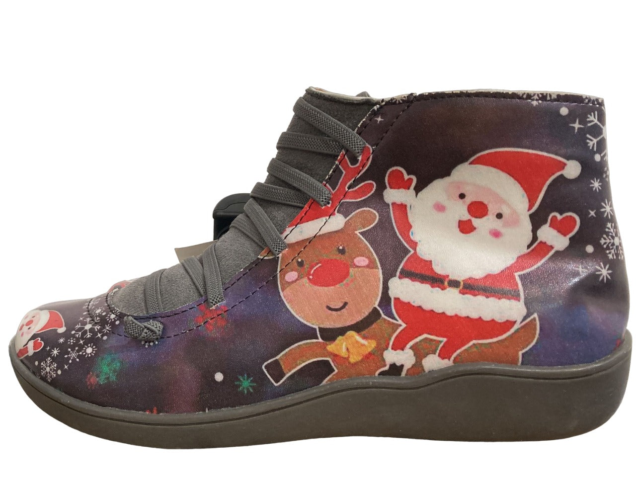 Zapatillas deportivas de caña alta Santa Claus para mujer