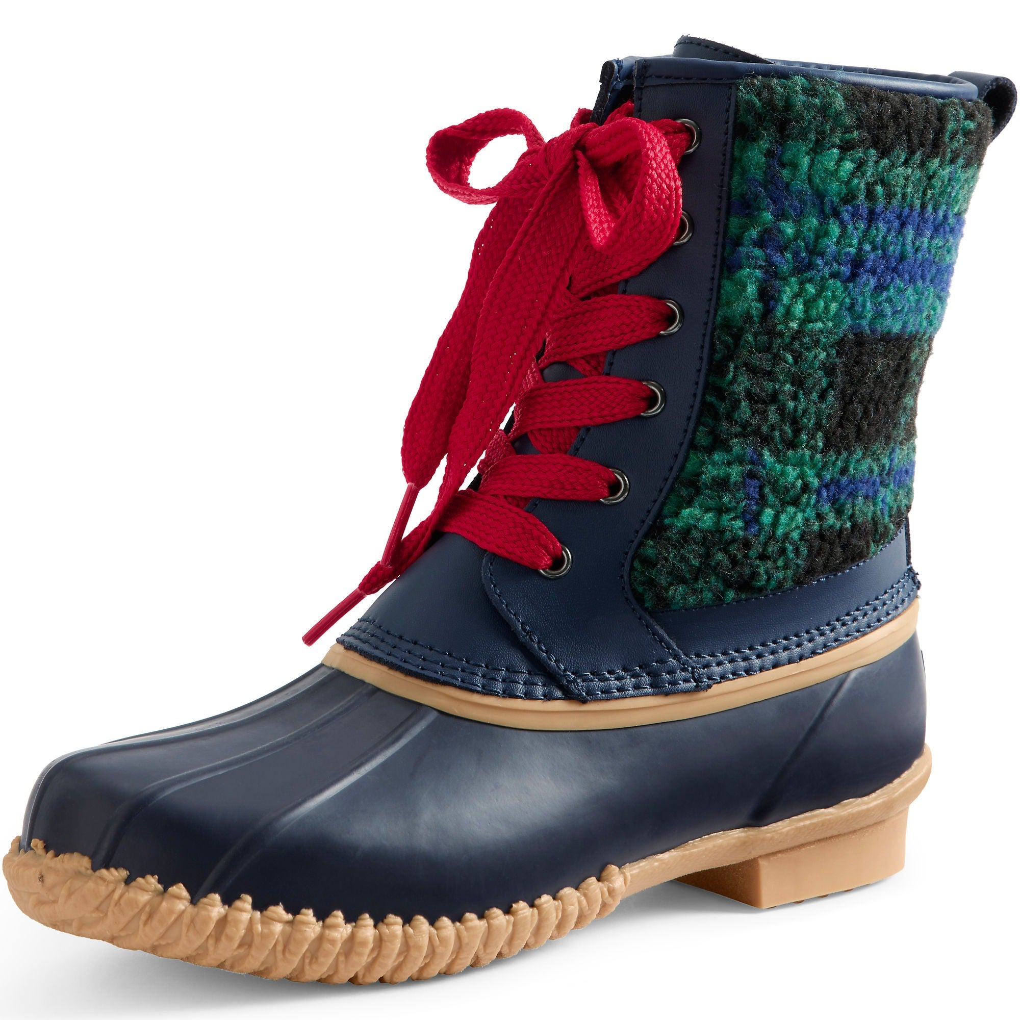 Botas de pato con forro polar Sherpa y aislamiento para mujer de Lands' End