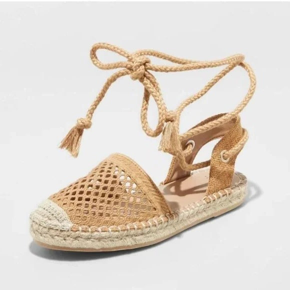 Sandales à lacets traditionnelles style espadrilles pour femmes A New Day