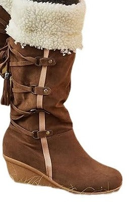 Bottes longues d'hiver pour femmes à la mode