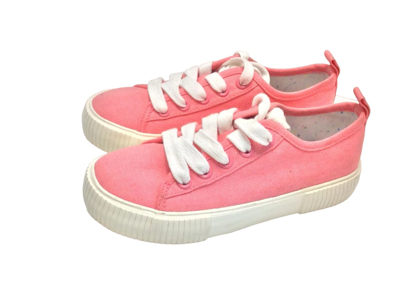 Cat and Jack Pink Low Top Lace Up Classic Women's Sneakers