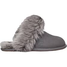 Pantuflas UGG Scuff Sis para mujer en color carbón