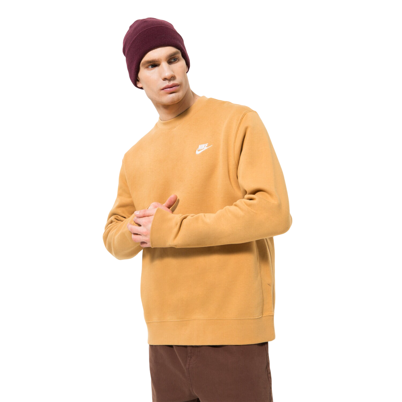 Nike Sportswear Club Fleece Crew Flax BV2662-722