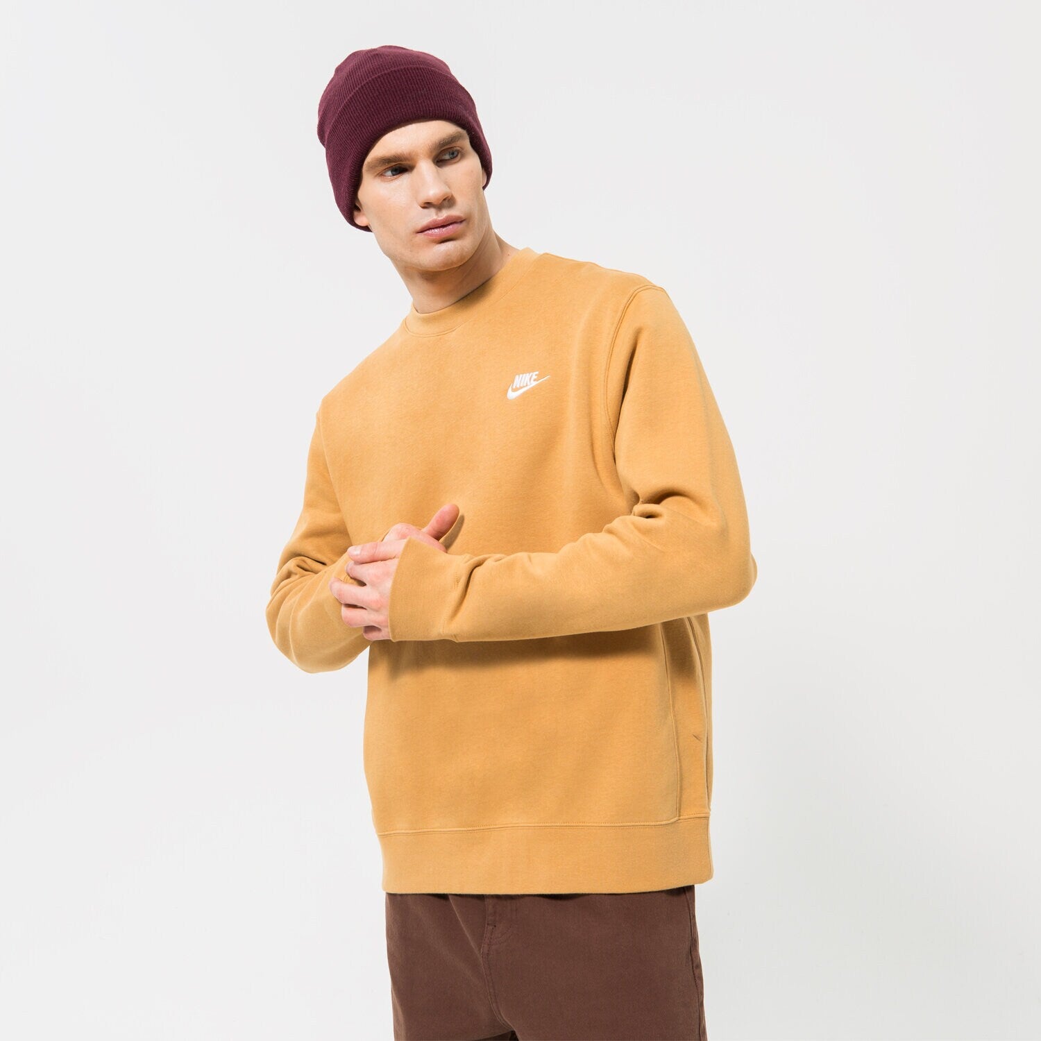 Nike Sportswear Club Fleece Crew Flax BV2662-722